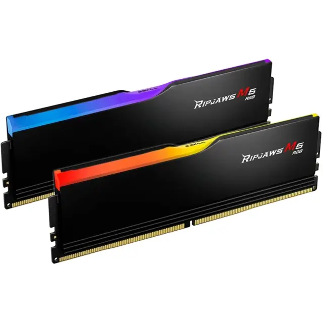 G.Skill DIMM 64 GB DDR5-6000 (2x 32 GB) Dual-Kit (black, F5-6000J2836G32GX2-RM5RK, Ripjaws M5, INTEL XMP)