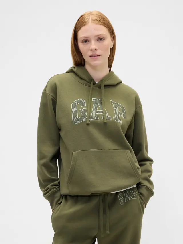 Χακί Gap Logo Φούτερ new army green - XS
