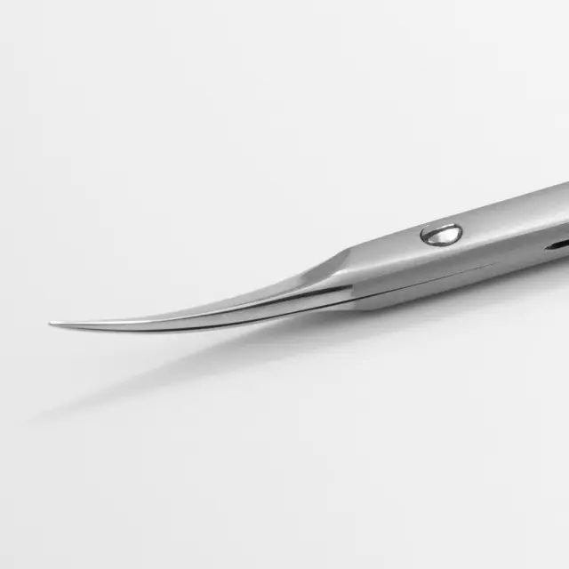 CUTICLE SCISSORS ALEZORI S-103/21mm (ROUND GRIP) 2