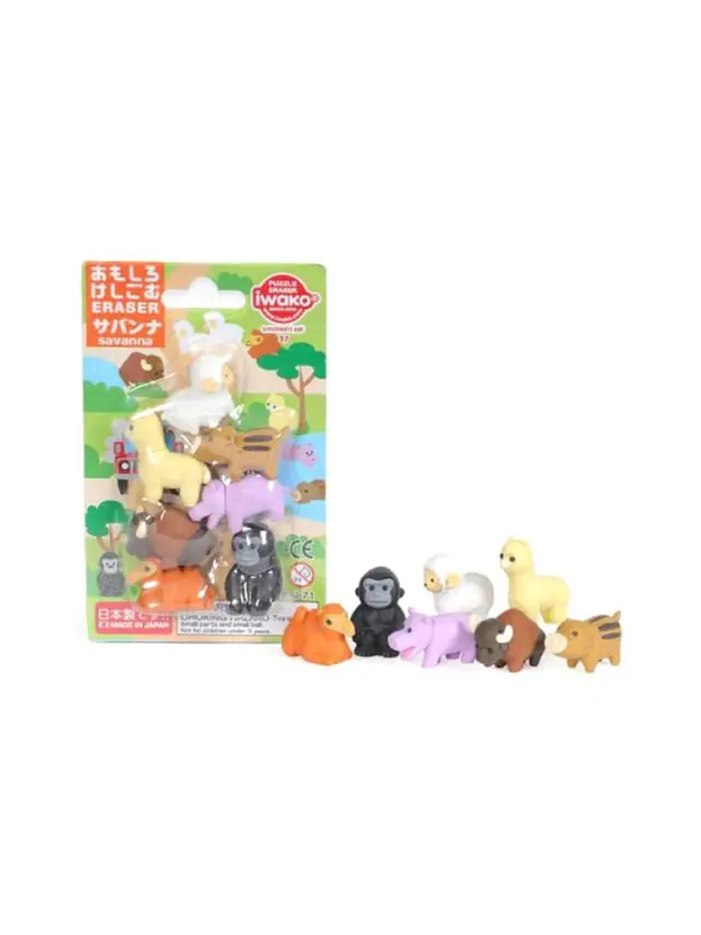 Σετ Γόμες 3D Savanna iwako / ER-BRI 060 (IWAKO)