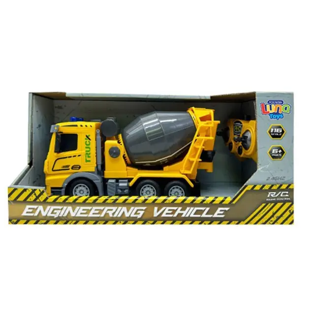 Μπετονιέρα Τηλεκατευθυνόμενη Luna Toys 1:16, 2.4 GHz Με Φως Και Ήχο 25,5x9,5x14,5 εκ./ 0622908 (Luna)