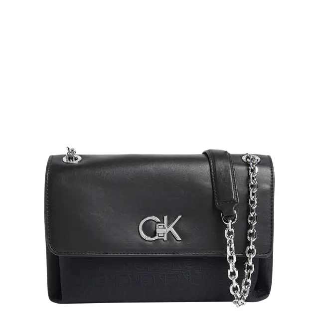 Τσάντα CALVIN KLEIN Re-Lock Convertible 11755 Μαύρο