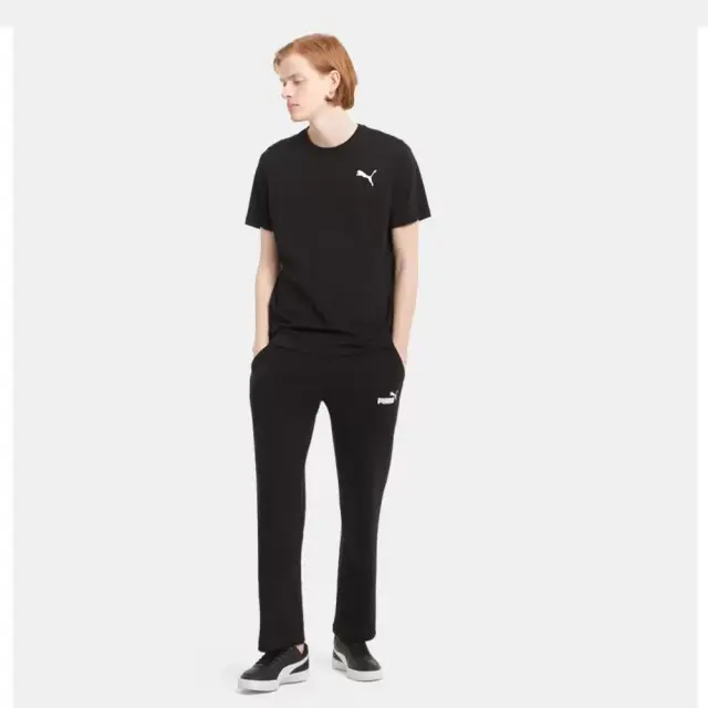 Puma Ess Logo Pant (586720-01) - Μαύρο 3
