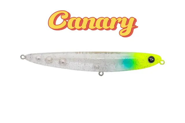 ATILGAN 110 CRAZY – Τεχνητό Επιφανείας 110mm 14.5g Walk The Dog - Τεχνητό Δόλωμα - Canary F