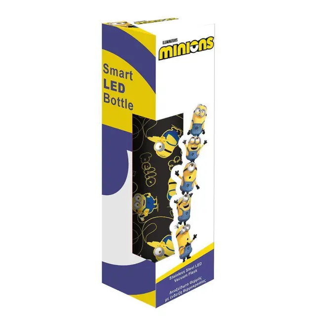 Ποτήρι Θερμός Ανοξείδωτο Led Minions 500ml / 504223 (Must)