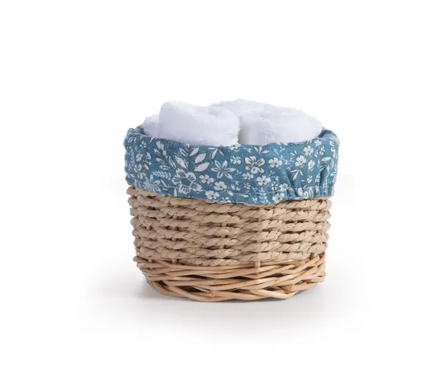 Nef-Nef Homeware Καλάθι Με Πετσέτες 5 τεμ. Ethnia 30x30 White
