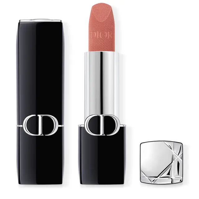 Dior Rouge Couture Colour Velvet & Satin Finishes Lipstick Nude Look Velvet Finish Makeup - 100