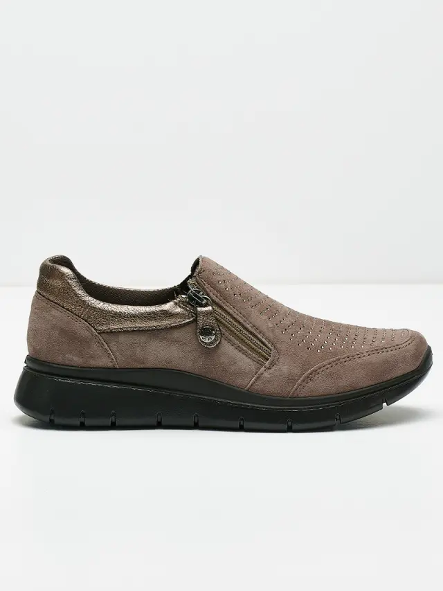 Imac Sneakers Γυναικείο δέρμα Nubuck Καφέ IMA/256311 CACAO/MARRONE 3