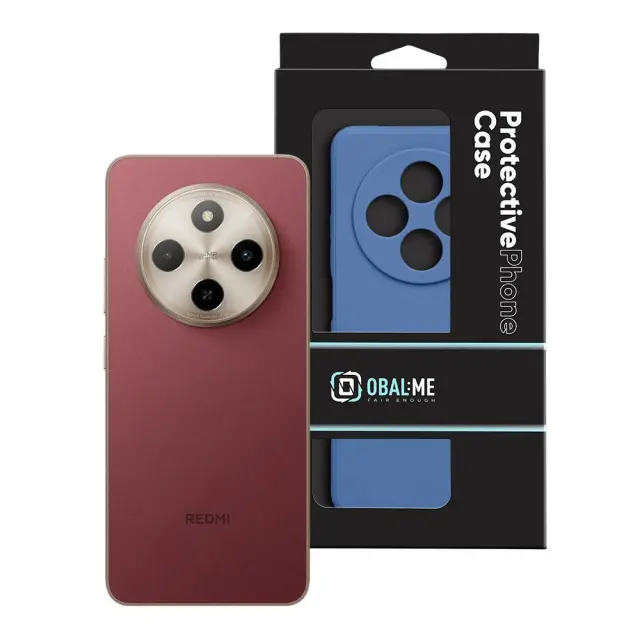 OBAL:ME Matte TPU Cover for Xiaomi Redmi 17C 4G Dark Blue 3