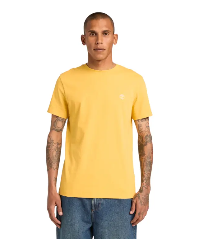 Timberland - Ανδρικό T-shirt Dunstan River Short Sleeve Tee TB0A2BPR-714 Κίτρινο - S 2