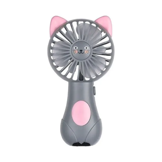 Moses Ανεμιστηράκι Χειρός: Fun Animal Fan (3 σχέδια) Cat