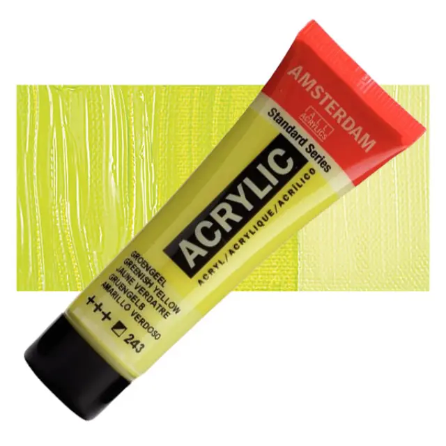 Ακρυλικό Talens Amsterdam 243 Greenish Yellow - 20ml