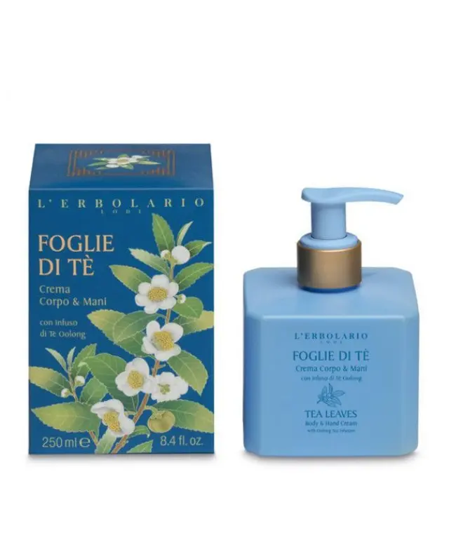 L'Erbolario Foglie di Te crema corpo & mani Κρέμα Σώματος & Χεριών 250 ml