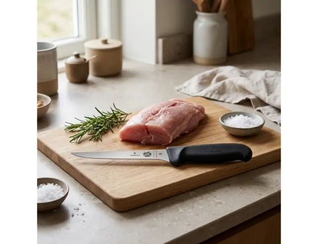 Μαχαίρι Ξεκοκαλίσματος Victorinox Fibrox με μήκος λεπίδας 15cm - Black5.6413.15