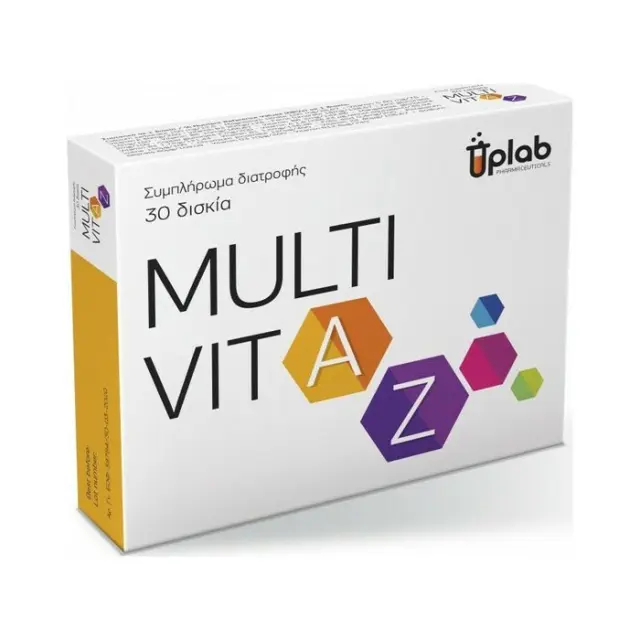 Uplab Pharmaceuticals Multivit A-Z Συμπλήρωμα Διατροφής Πολυβιταμινών 30 Δισκία