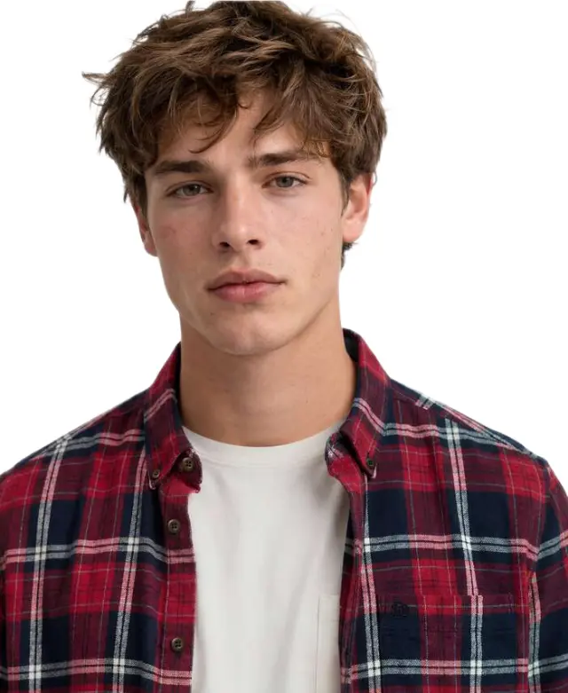 Superdry ανδρικό καρό πουκάμισο Lumberjack M4011197A-3 2