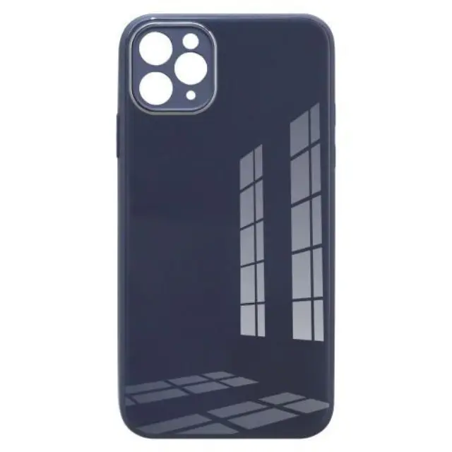 Θήκη TPU & Glass inos Apple iPhone 11 Pro Max CamGuard Σκούρο Μπλε N57182
