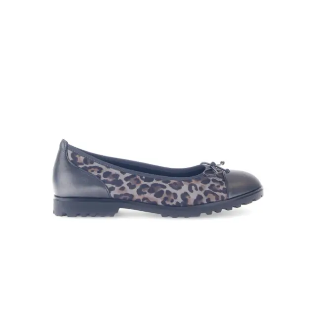 Gabor Μπαλαρίνες Γυναικείο δέρμα Nubuck Γκρί GAB/74100 39-GRAU