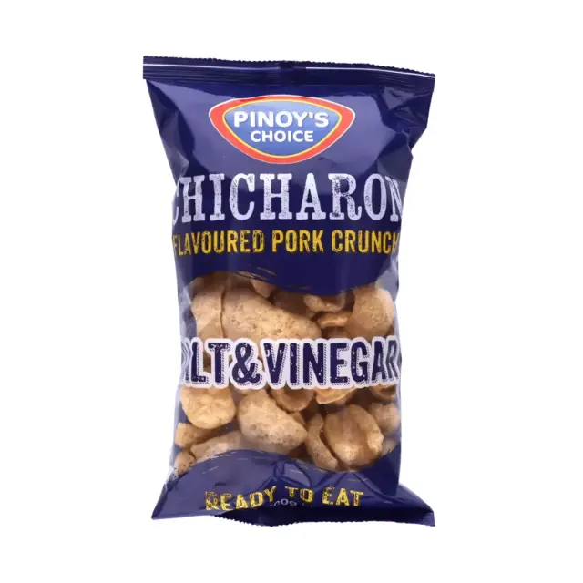 Pinoy's Choice Chicharon Pork Crunch Salt & Vinegar 100gr