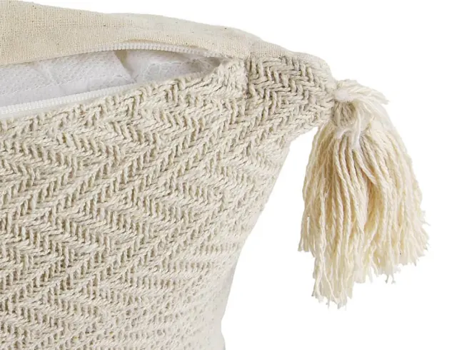 Διακοσμητικό Μαξιλάρι Berber Home Deco Factory με κρόσσια και διαστάσεις 40x40cm TX8522 3