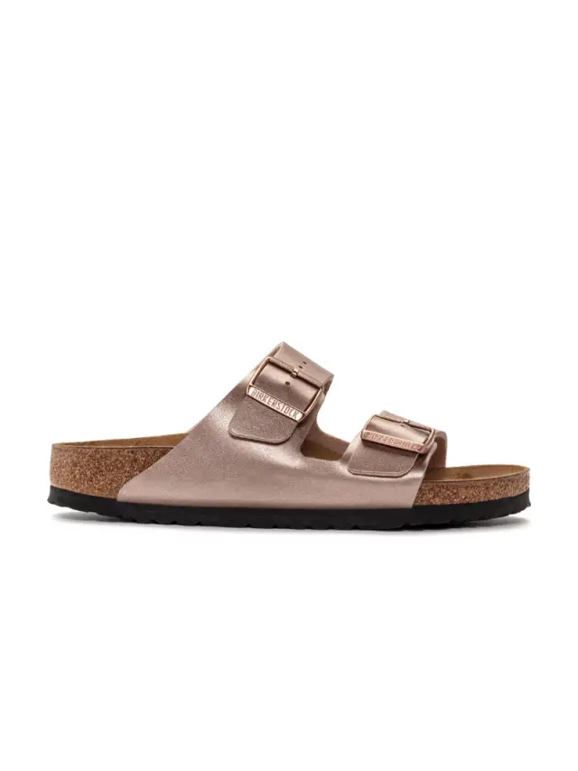 Birkenstock Πέδιλα Γυναικείο Birko-Flor(ανθεκτικό υλικό της Birkenstock-επιτρέπει την επαφή με το νερό) Μπρονζέ BIR/ARIZONA 1023960 COPPER - 41 3