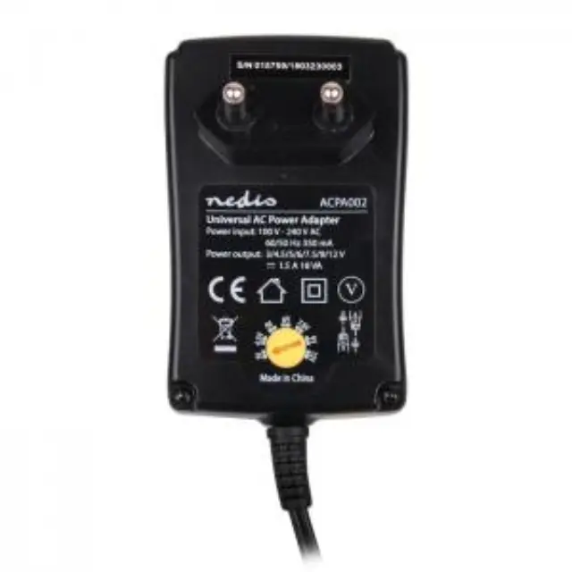 Universal τροφοδοτικό 18W switching με συμπαγή σχεδιασμό έξοδο 3-12V και ενδεικτική λυχνία LED. 2