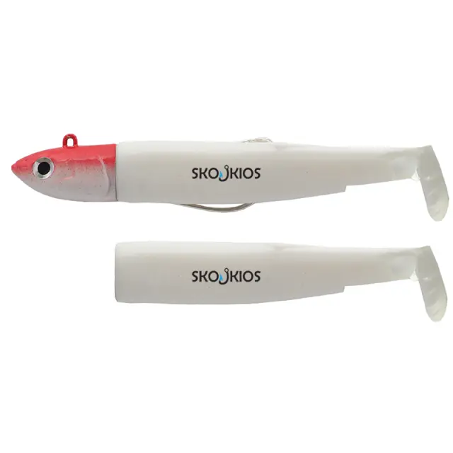Σιλικονούχο Fiiish Black Minnow Νο4 Combo BM3121 Combo Deep - 60gr White Redhead