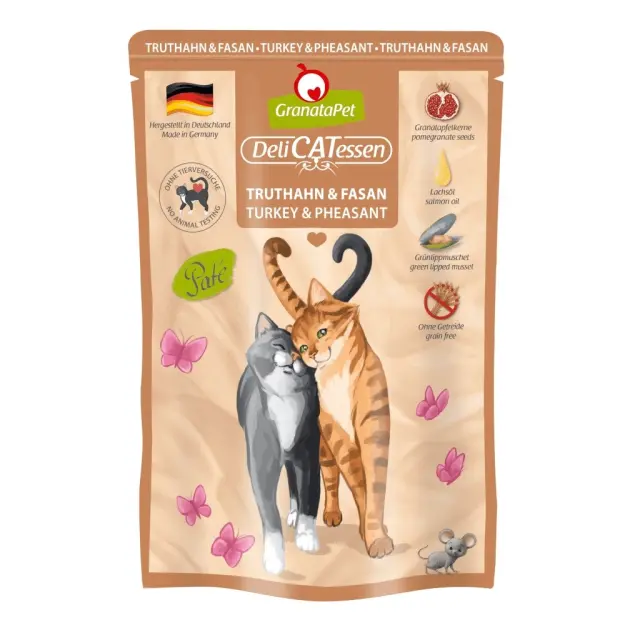 GRANATAPET DeliCATessen Turkey and pheasant - wet cat food - 85g