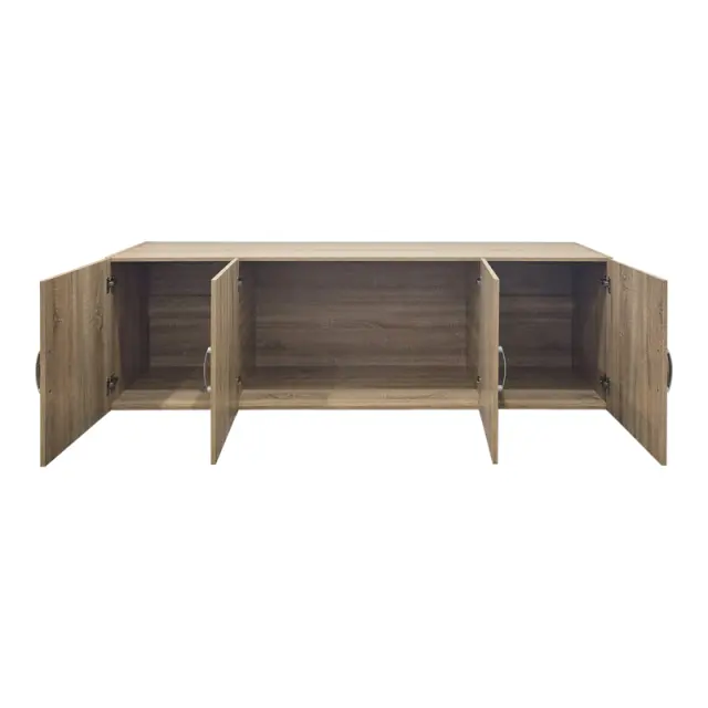 Πατάρι ντουλάπας τετράφυλλο Alvia pakoworld sonoma 200x51x60εκ 2
