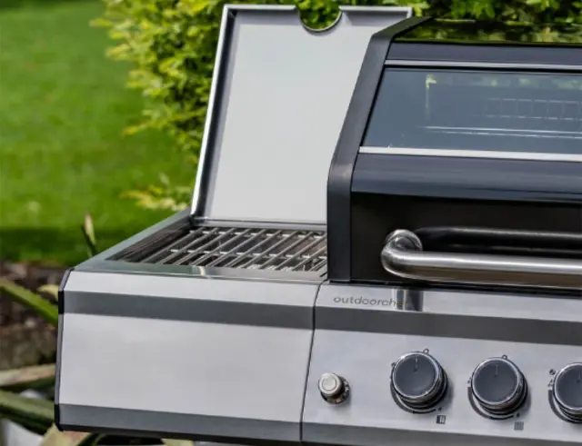 Ψησταριά Υγραερίου Outdoorchef Australia Evo 335 με πλευρική εστία υπέρυθρων, ισχύ 10.5kW + 4kW και διαστάσεις 125x54x115cm20.200.21