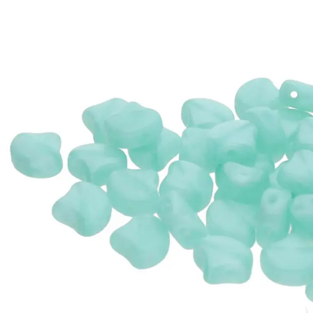 Χάντρα Matubo Ginko 7.5mm - Opal Green Aqua ~10gr
