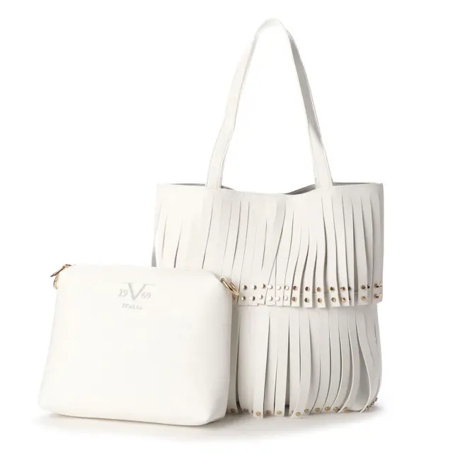 Cross Handbag Versace1969 Λευκή