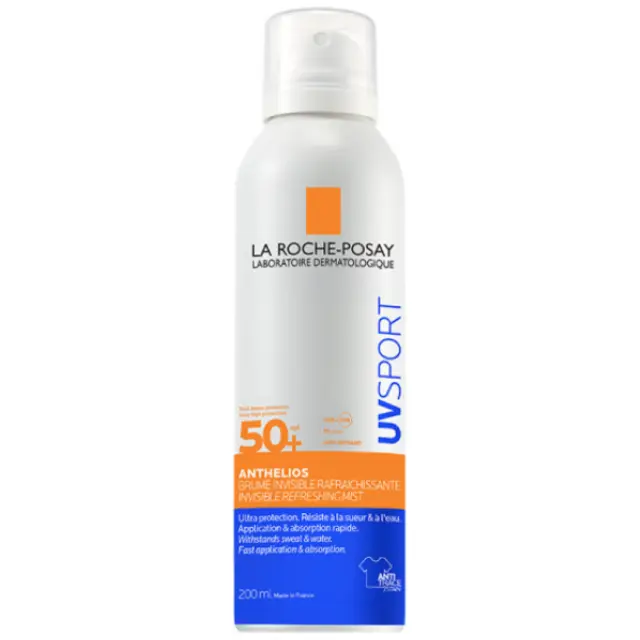 LA ROCHE-POSAY Anthelios UVSport Mist SPF50+ Αόρατο Δροστιστικό Spray Πολύ Υψηλής Αντηλιακής Προστασίας 200ml