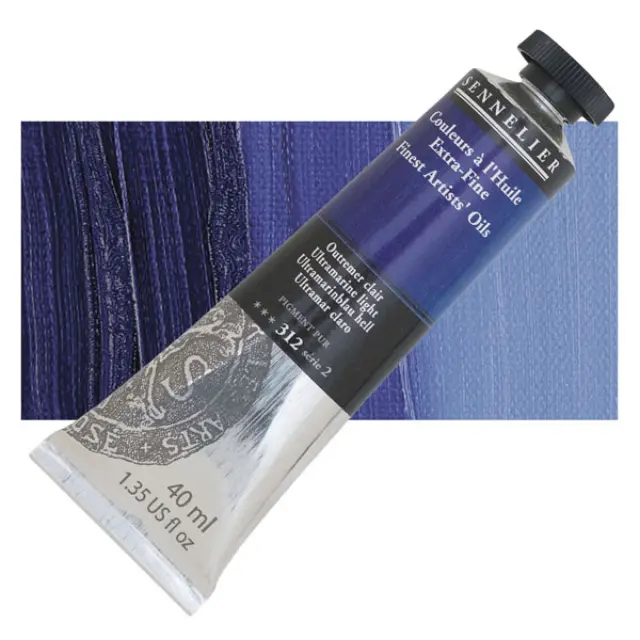Sennelier Λάδι Finest Artists Oil 312 Ultramarine Light - 40ml