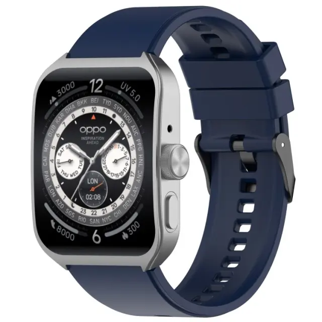 Λουράκι Solid Color για Smartwatch 22mm-Dark Green OEM