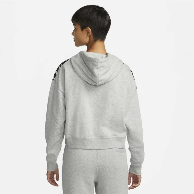 Jordan Cropped Hoodie (DD9295-064) - Γκρί 2