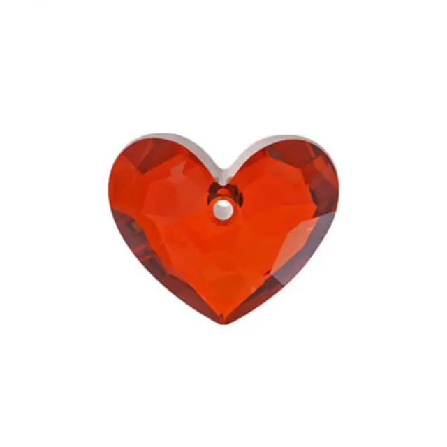 Swarovski 6264 Truly in Love Heart Crystal Red Magma 18mm - 1τεμ