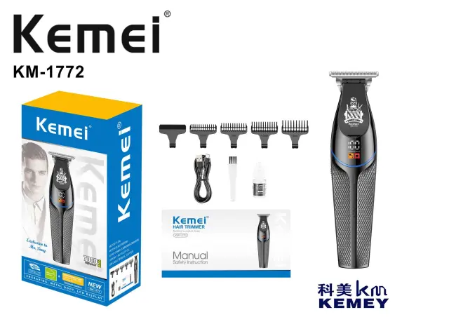 Κουρευτική μηχανή & trimmer - KM-1772 - Kemei 2