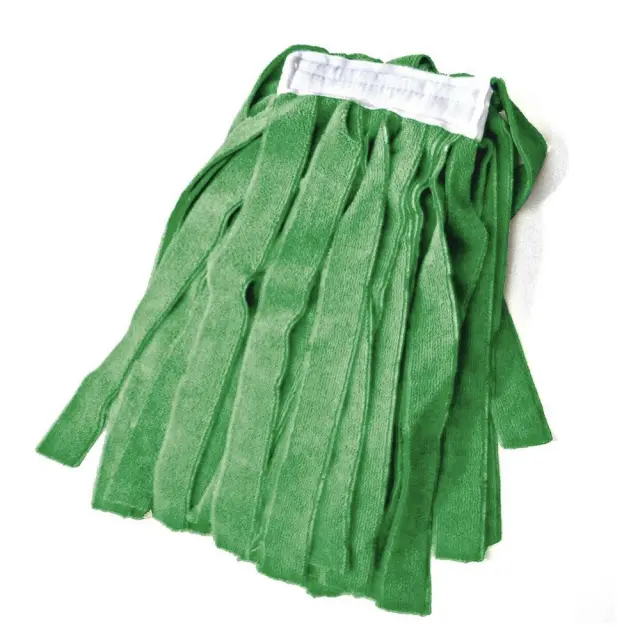 Delta Cleaning Microfiber Σφουγγαρίστρα επαγγελματική με λωρίδες Πράσινη / ΕΜ08Π