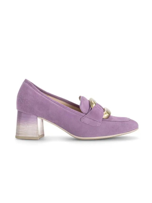 Gabor Μοκασίνια-Loafers Γυναικείο δέρμα suede Μωβ GAB/45205 11-LILA 3