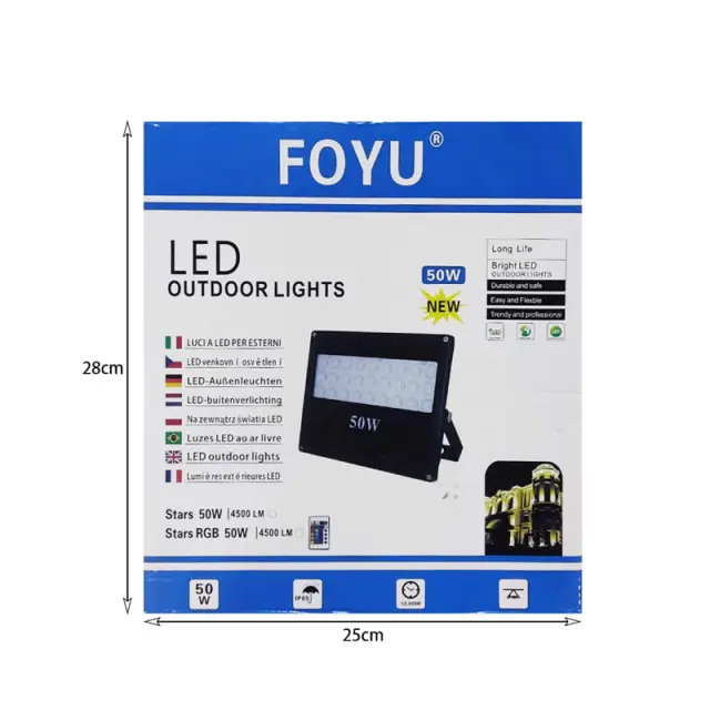 FOYU LED προβολέας 50W - FOYU LED Outdoor lights 15189 2