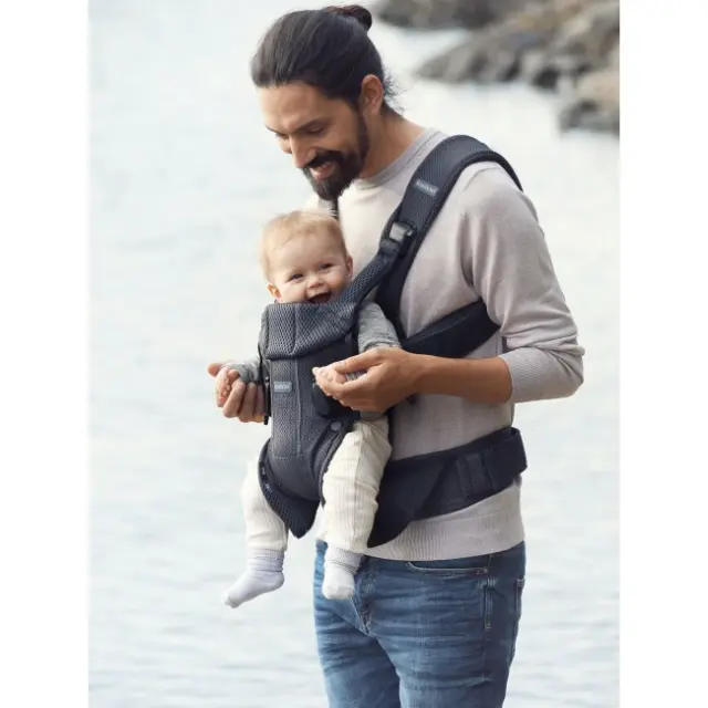 BabyBjörn Μάρσιπος One 3D Mesh, Anthracite - 1408-098013E1 2