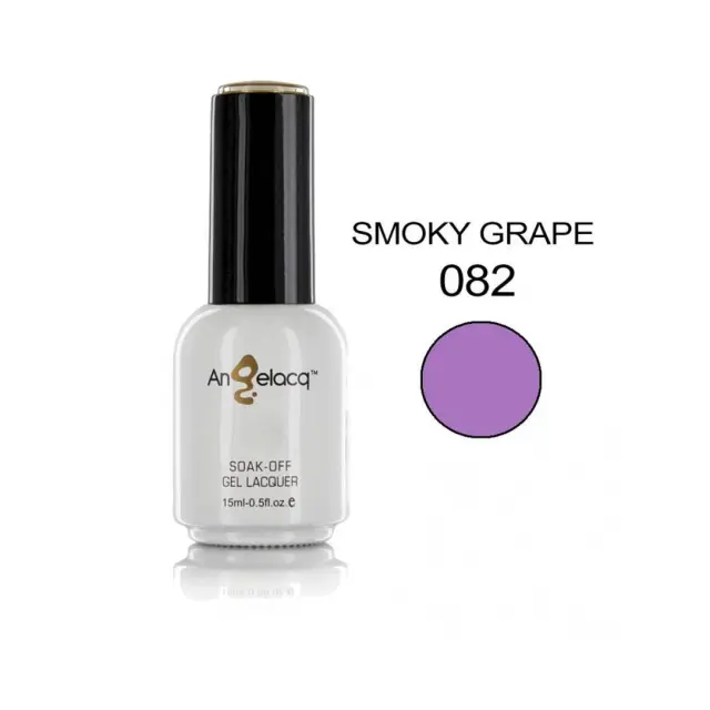 Ημιμόνιμο επαγγελματικό βερνίκι ANGELACQ 15ML - 0.5FL.OZ 082 Smoky Grape