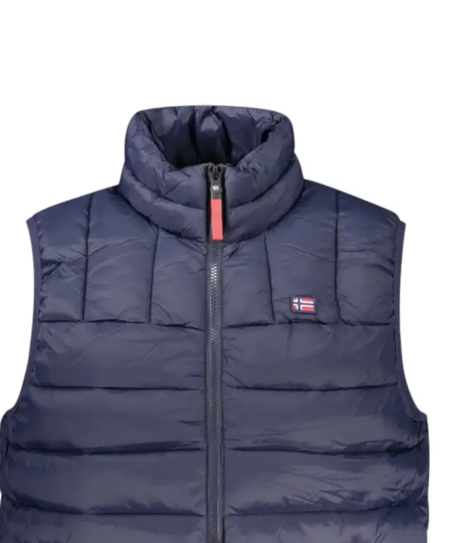 Norway Nautical School - Ανδρικό Αμάνικο Μπουφάν Puffer 849148-NAVY Μπλε Σκούρο - S 3