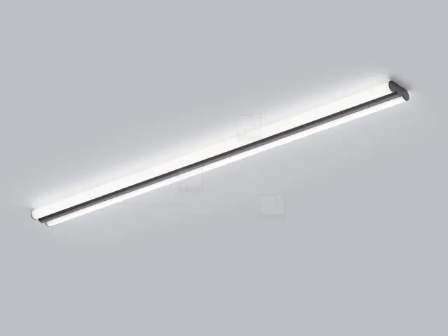 LOOM Φωτιστικό Τοίχου & Οροφής Μπάνιου IP44 LED 40W Μαύρο Ματ 3000K–4000K
