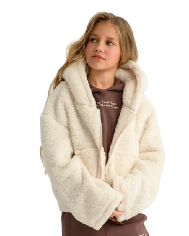Bodytalk παιδική teddy ζακέτα με κουκούλα για κορίτσι 1262-705022-1 2