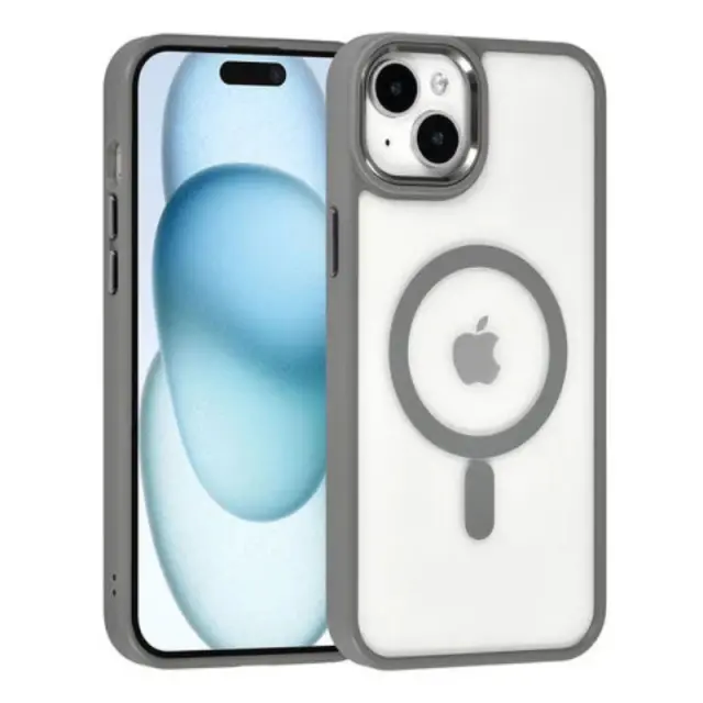 UNIQ Accessory iPhone 15Plus Back-Cover- Magsafe - Gray