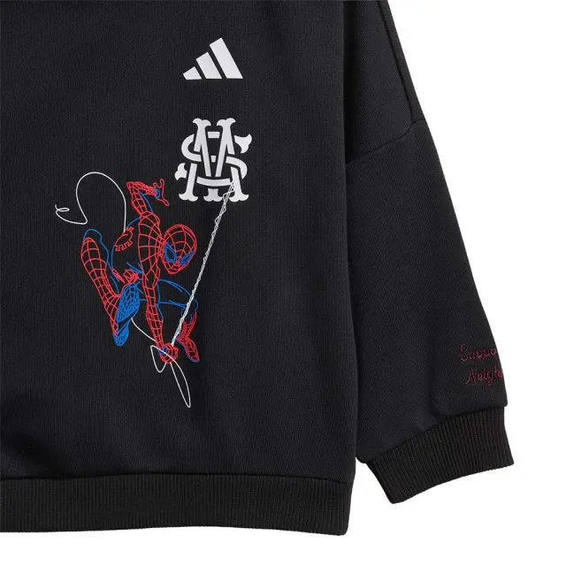 adidas Sportswear Infant's Marvel Spider-Man Jogger Set Μαύρο - Μπορντό KG6116 (adidas Sportswear) 3