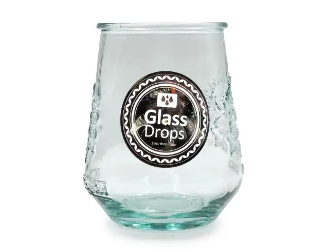 Ποτήρι Glass Drops Αuthentic Est. 1896 (2396) Από ανακυκλωμένο γυαλί, Χωρητικότητας 400ml, Διαστάσεων Ø 9 x Υ 11 cm 2396 3
