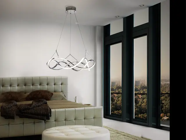 MOLLY LED LAMP Ø53 CHROME φωτιστικό κρεμαστό Χρώμιο